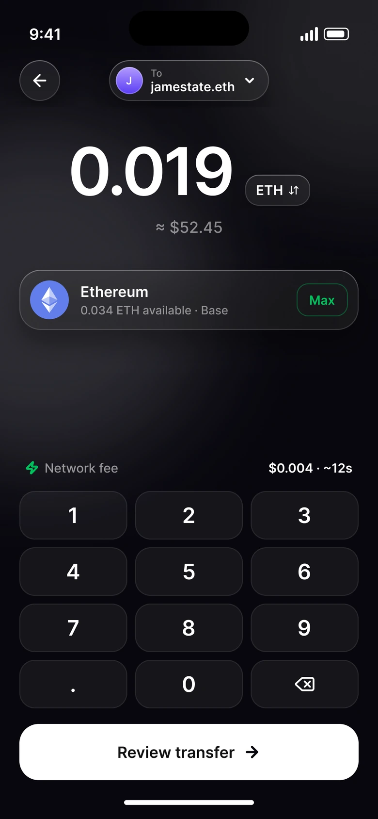 Amount